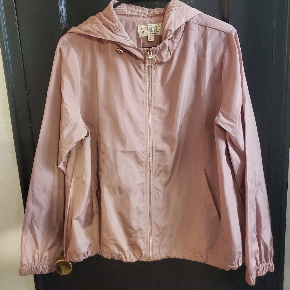 Pink wind breaker